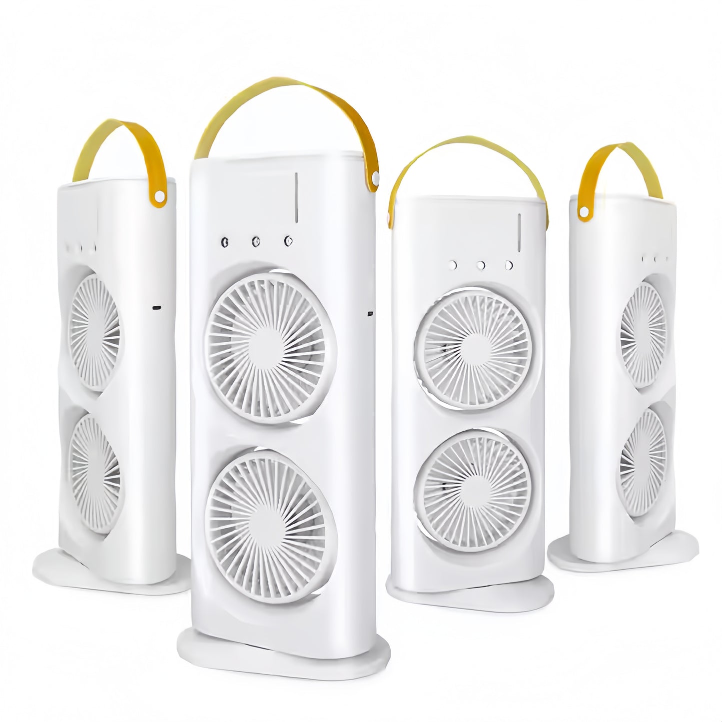 Portable Double Rechargeable mini AC Air Cooler With LED Light Cooler