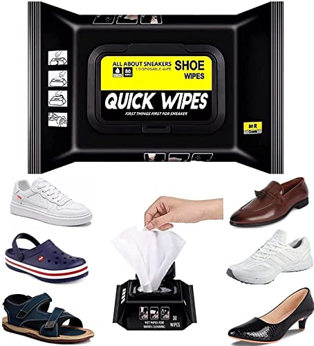 Shoe Cleaner Wipes Quickly Remove Dirt and Stains (2 pack) (80+80)