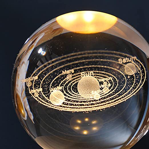 3D Crystal Ball Night Light