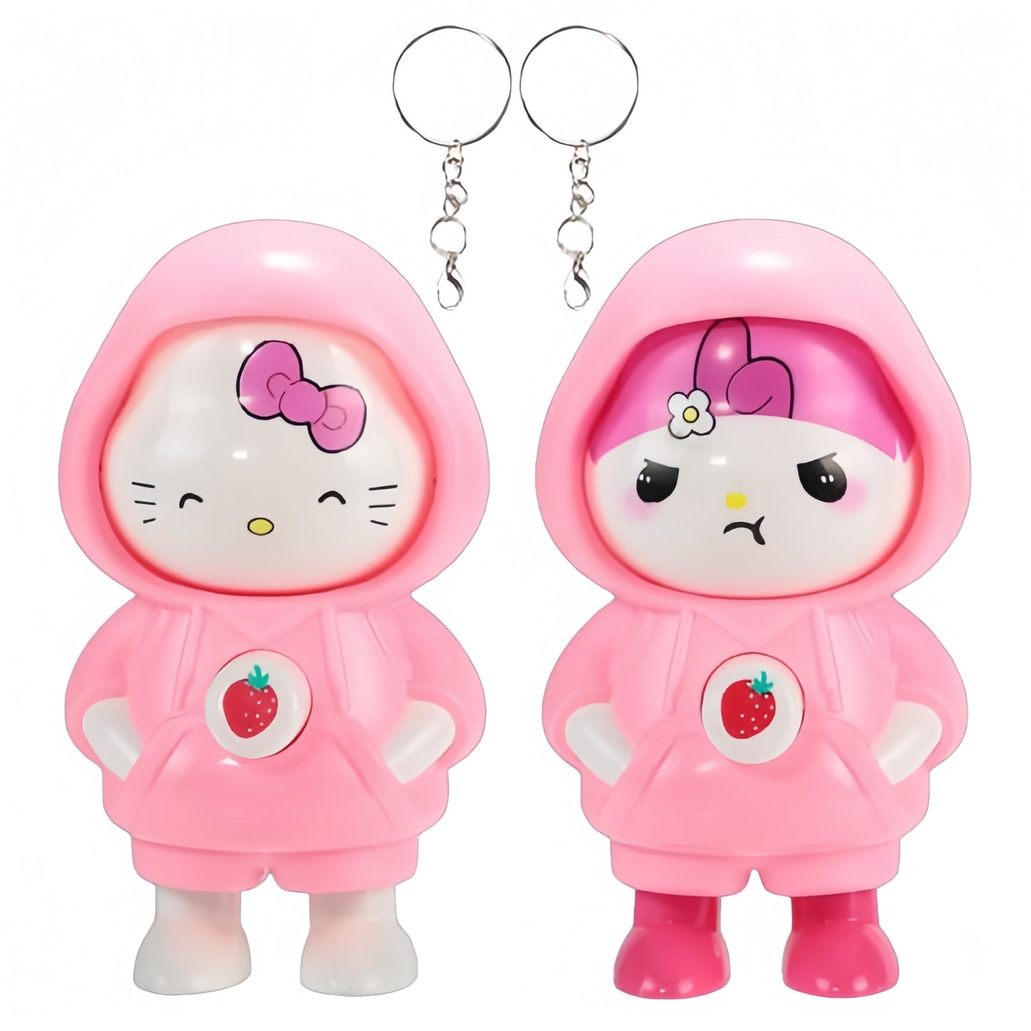 Toy Face changing Doll With Keychain Ring (2pack)