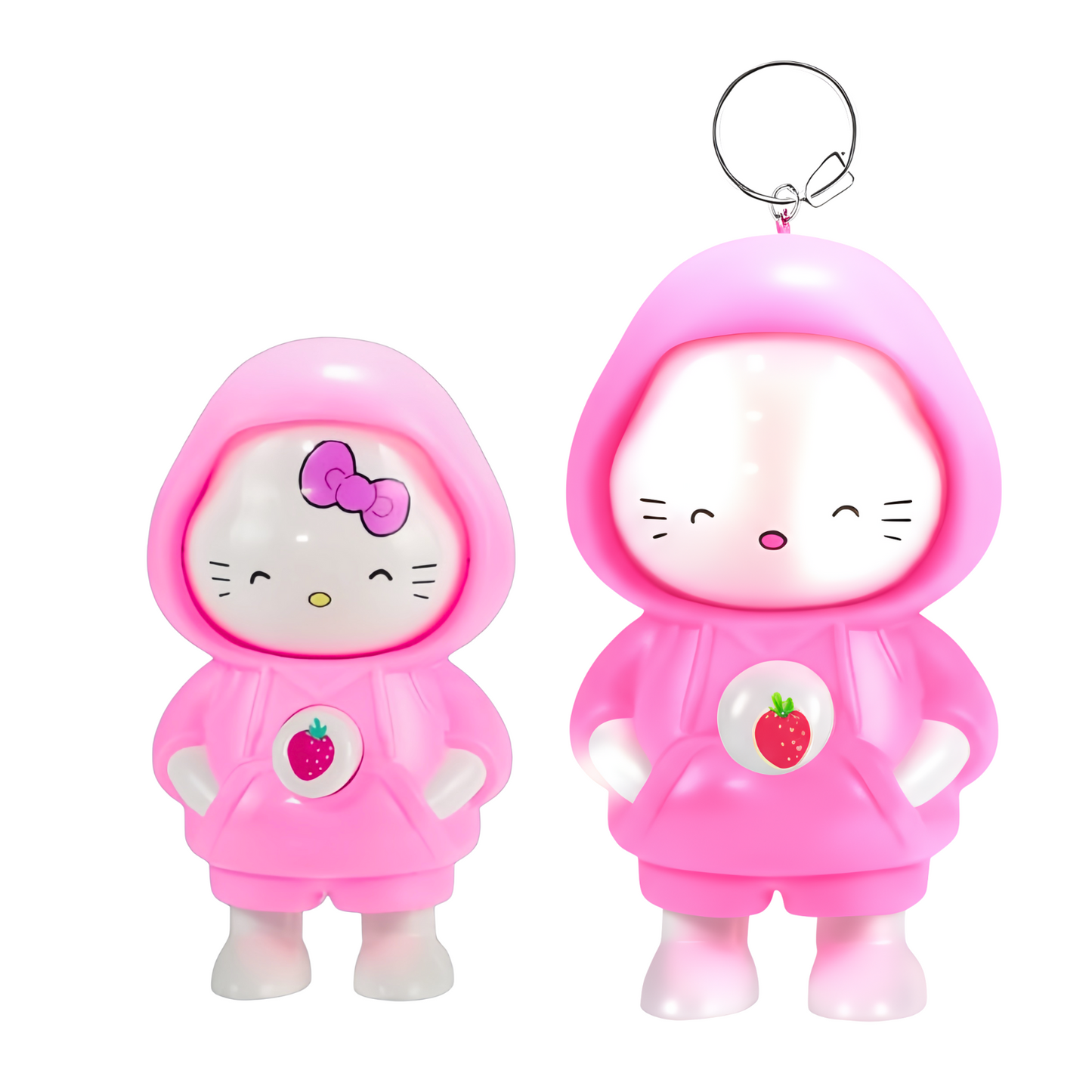 Toy Face changing Doll With Keychain Ring (2pack)