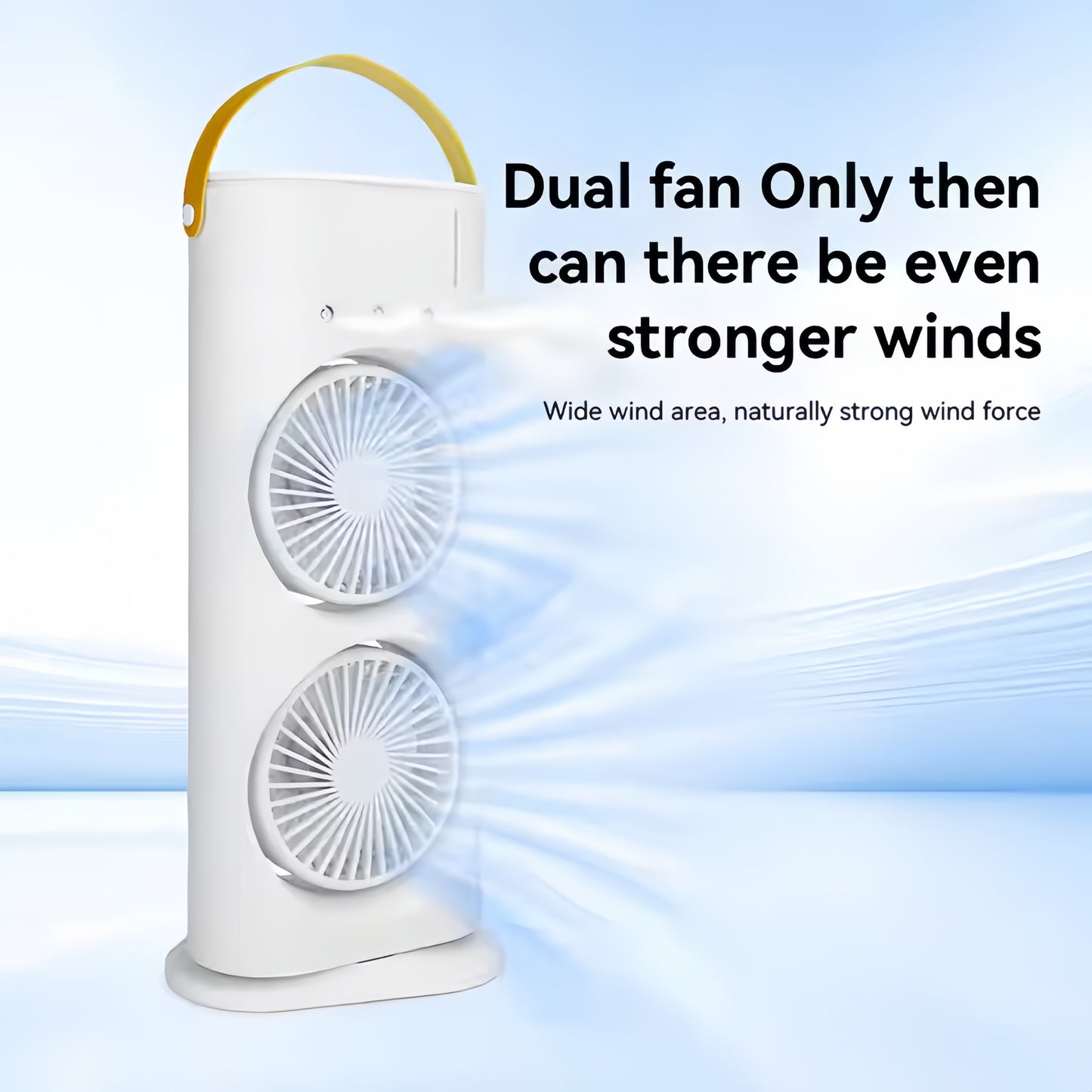 Portable Double Rechargeable mini AC Air Cooler With LED Light Cooler
