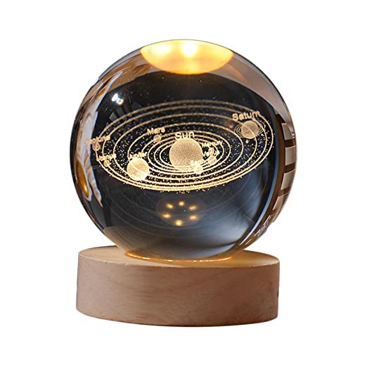 β 3D Crystal Ball Night Light