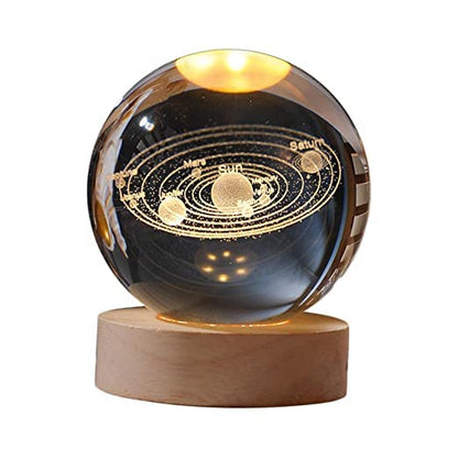 ⁠3D Crystal Ball Night Light