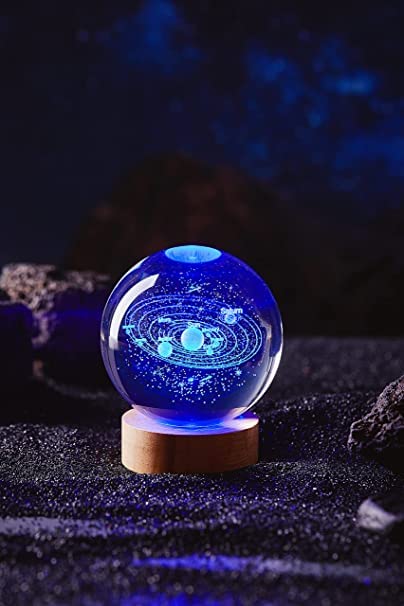 ⁠3D Crystal Ball Night Light