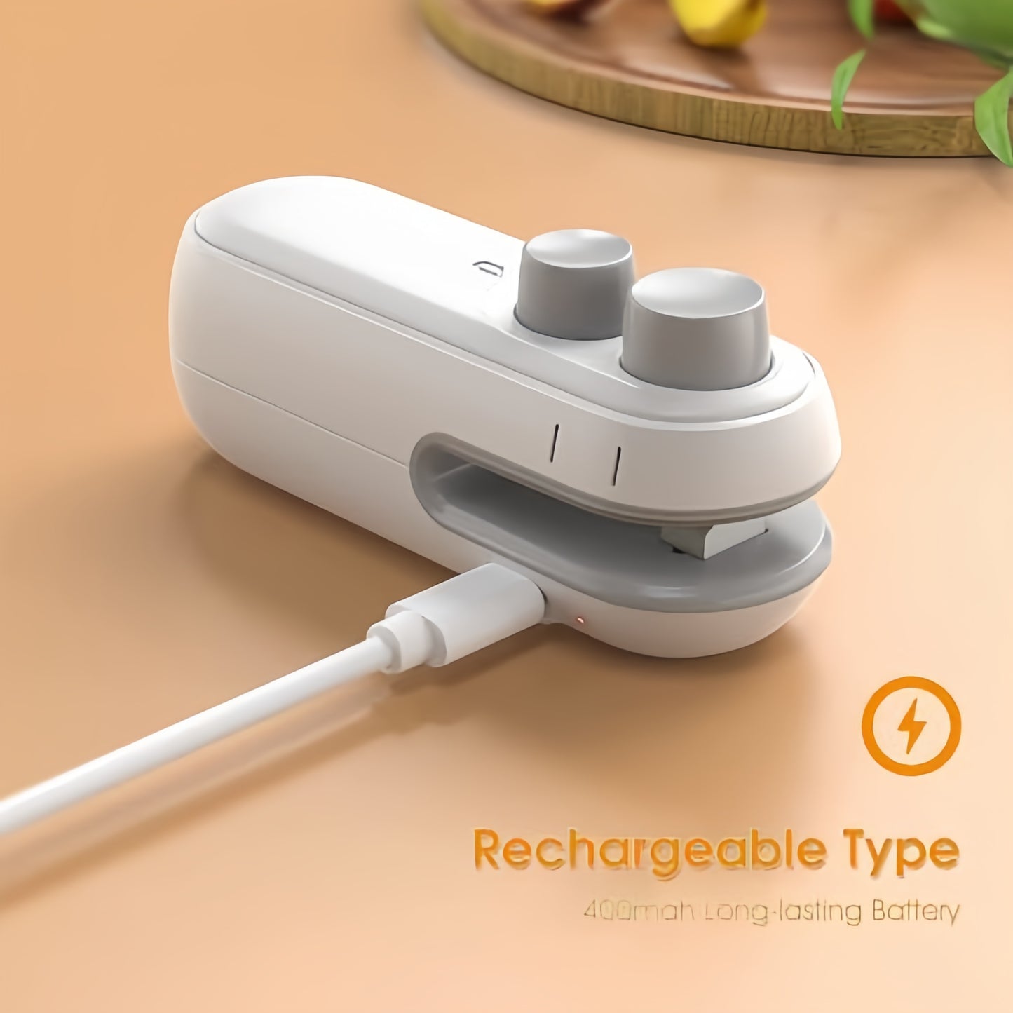Portable Mini Sealing Rechargeable Machine Handheld Packet Sealer
