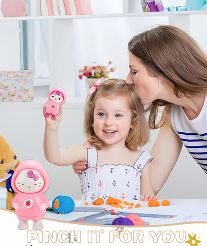 ⁠Toy Face changing Doll With Keychain Ring (2pack)