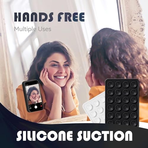 Double Sided Anti Slip Silicon Suction Cup Phone Case (2 pack)