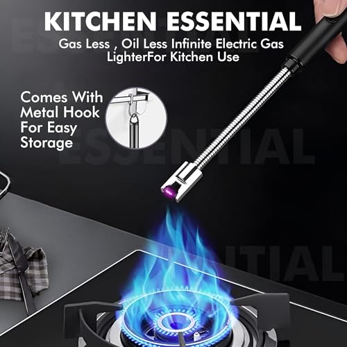⁠Multi purpose 360 degree Flexible Electric Rechargeable Plasma Gas Lighter